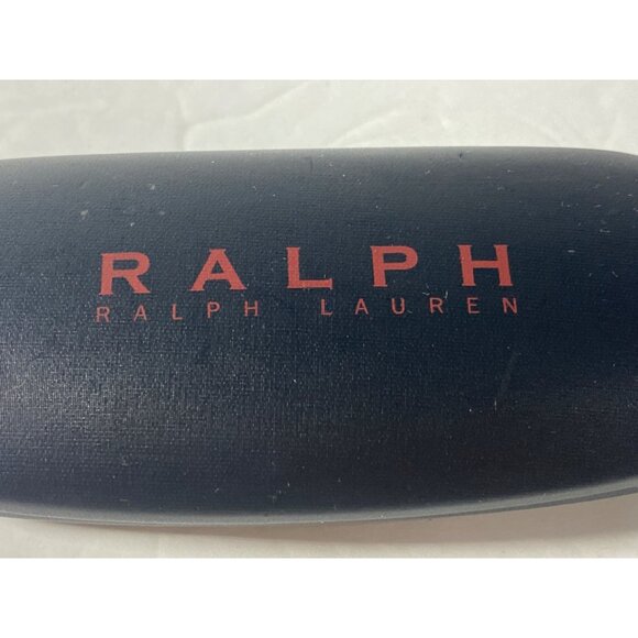 RALPH LAUREN EYEGLASSES SUNGLASSES EYEWEAR HARD BLACK CLAMSHELL CASE ONLY - Picture 2 of 8